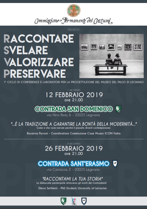 Palio di Legnano, Contrada Sant’Erasmo: 26/02 “Il Museo del Palio di&nbsp;Legnano”