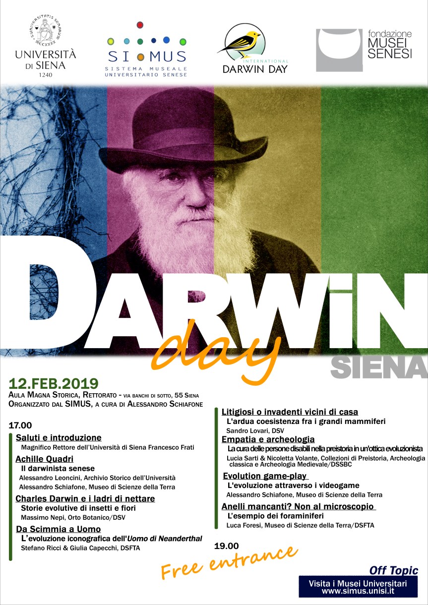 Siena, Università degli Studi di Siena: 12/01 Darwin&nbsp;Day
