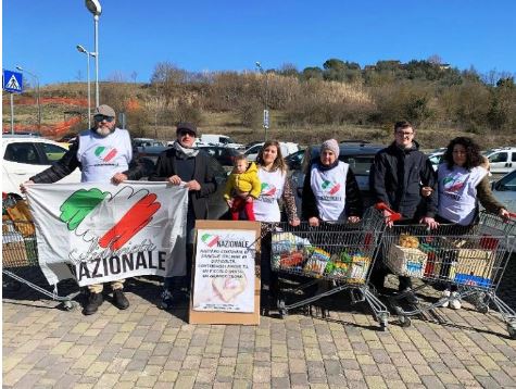 Siena: Solidarietà Nazionale, soddisfatti per la raccolta&nbsp;alimentare