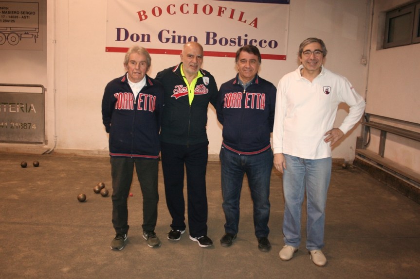 Palio di Asti, Superprestige: Lunedì 11 Febbraio San Damiano-Torretta, finale del 20° Torneo dei Borghi di&nbsp;Bocce