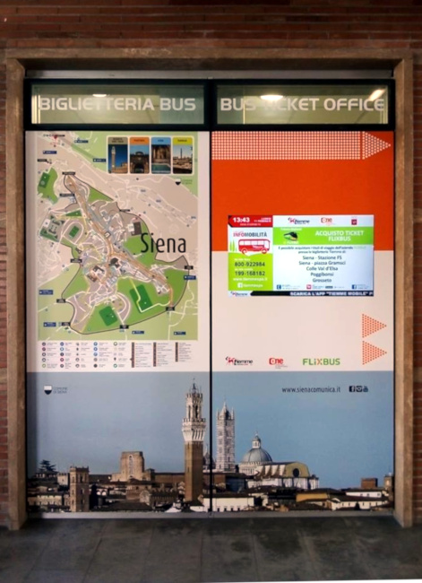 Siena: Nuovo look per la biglietteria Tiemme alla Stazione Fs di&nbsp;Siena