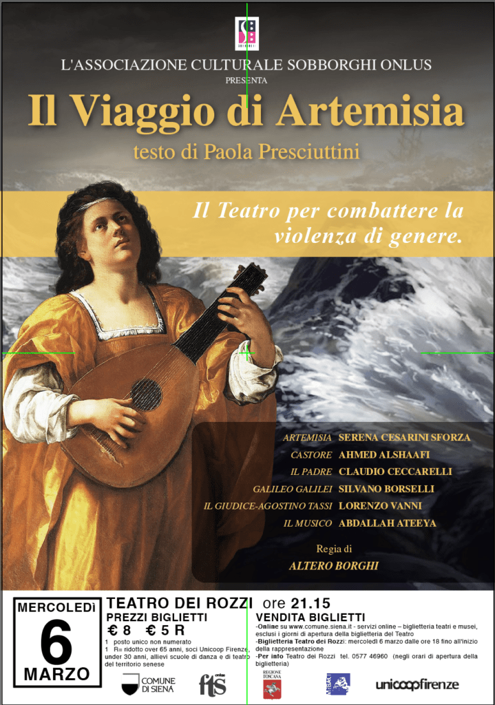 Siena, Domani 06/03 “Il viaggio di Artemisia”, prima nazionale ai Rozzi: Il regista Altero&nbsp;Borghi