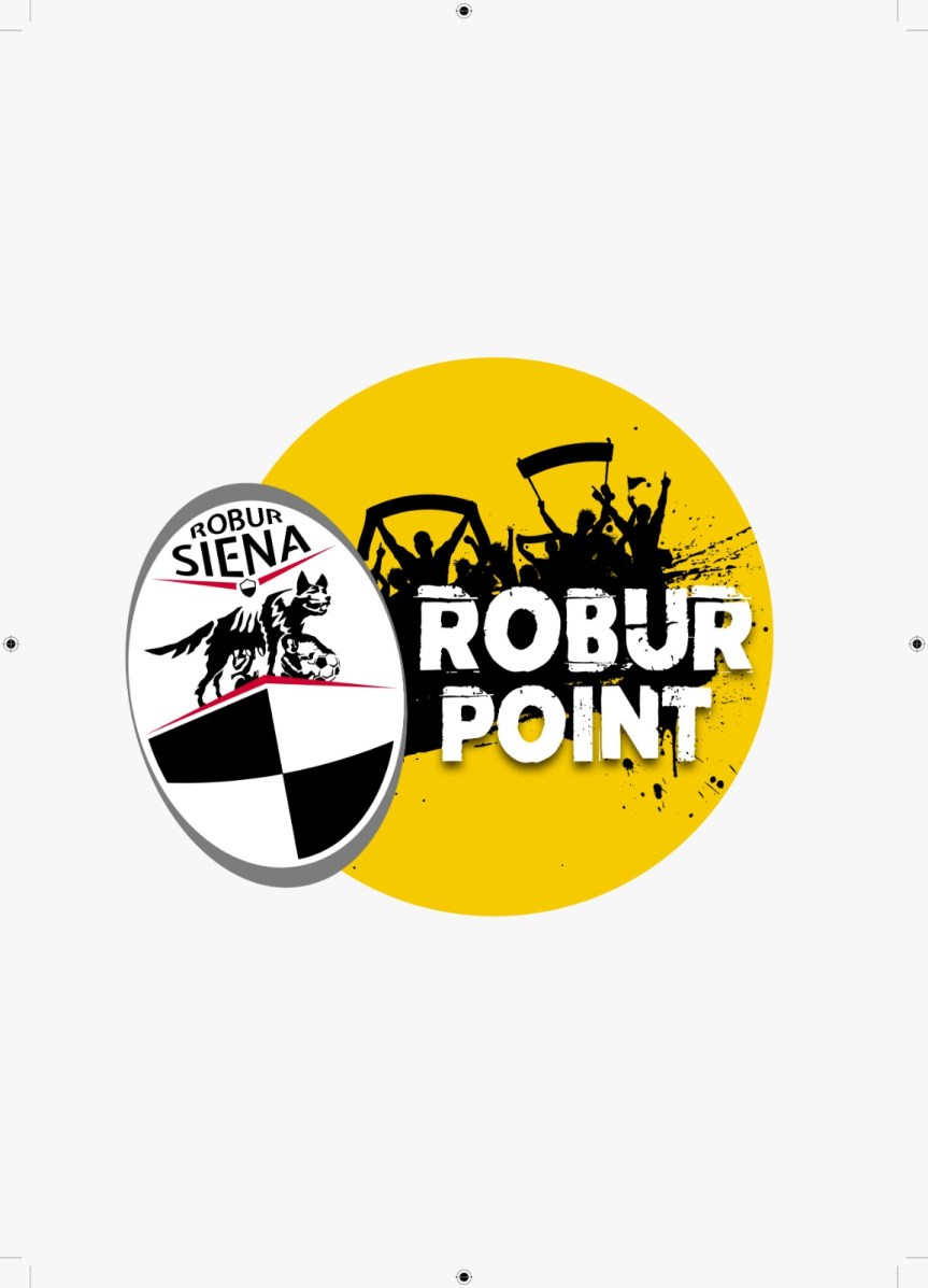 Siena, Robur Siena, Community Bianconera: Arriva l’adesivo Robur&nbsp;Point