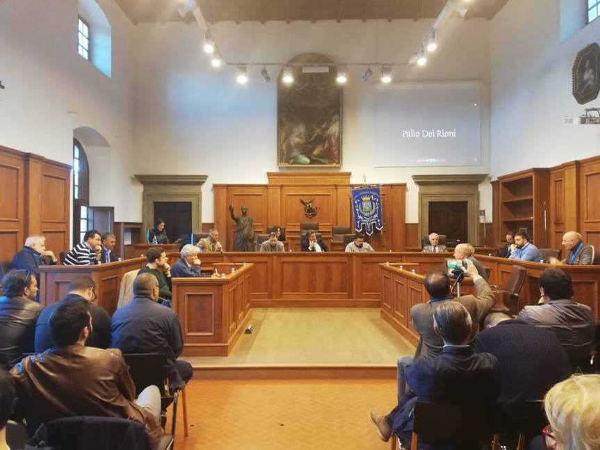 Palio di Castiglion Fiorentino: Resoconto Tavola Rotonda “Uniti nelle regole. Diversi nelle tradizioni” del&nbsp;23/03