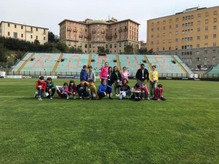 Siena, Robur Siena: Oggi 02/04 La 4 B della don Milani di Monteriggioni in visita alla&nbsp;Robur
