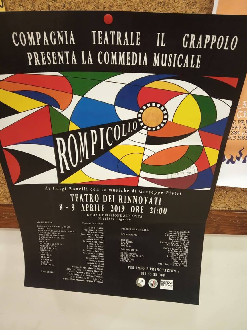 Siena, Contrada della Selva: 08-09/04 Commedia Musicale “Rompicollo”