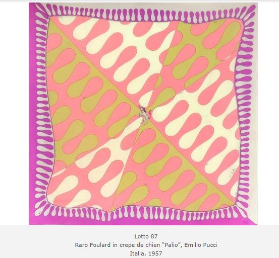 Toscana, Accessori Vintage alla Maison Bibelot: Fra gli oggetti anche un fazzoletto dedicato alla Contrada del&nbsp;Leocorno