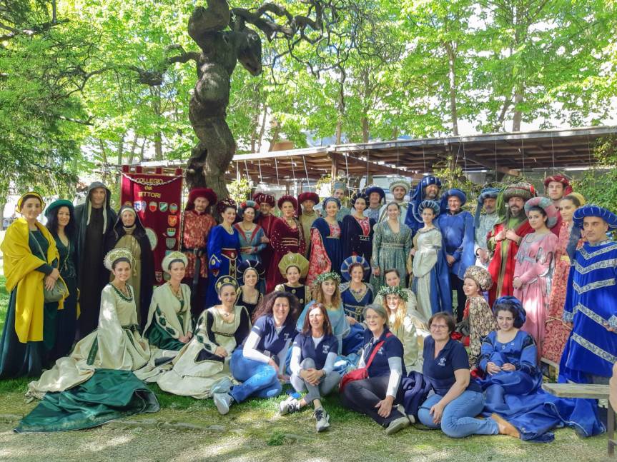 palio di Asti: I figuranti del Palio di Asti e l’A.S.T.A. al Polentone di&nbsp;Bubbio