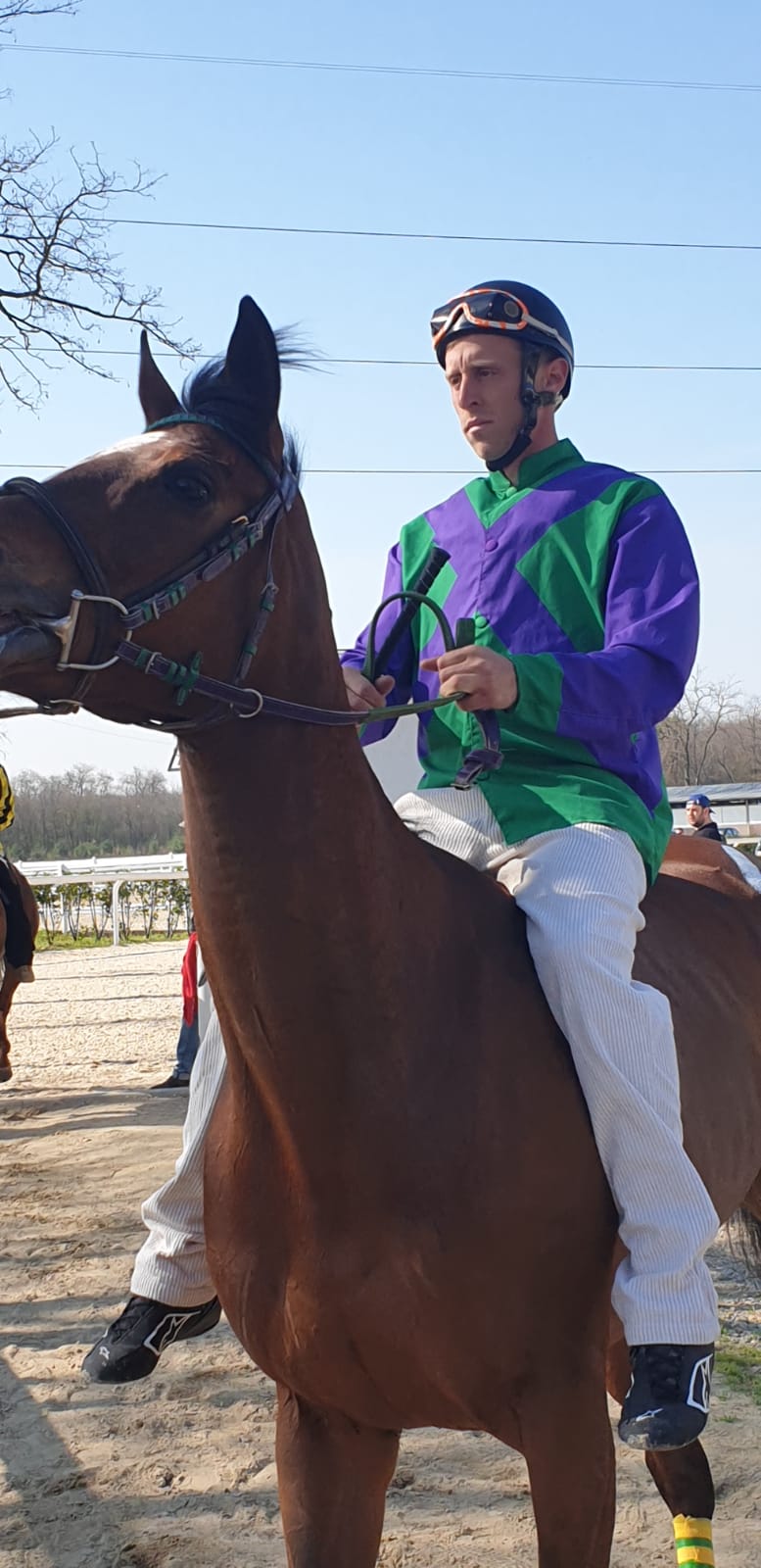 Palio di Legnano, Contrada Sant’Ambrogio: Federico Guglielmi fantino della Provaccia “Memorial Favari”&nbsp;2019