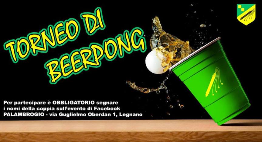 Palio di Legnano, Contrada Sant’Ambrogio: 03/05 Torneo di Beerpong –&nbsp;PalAmbrogio