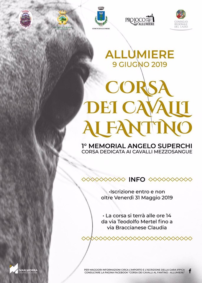 Palii, Allumiere: Gli Iscritti alle Corse dei Cavalli al Fantino e Memorial Angelo Superchi