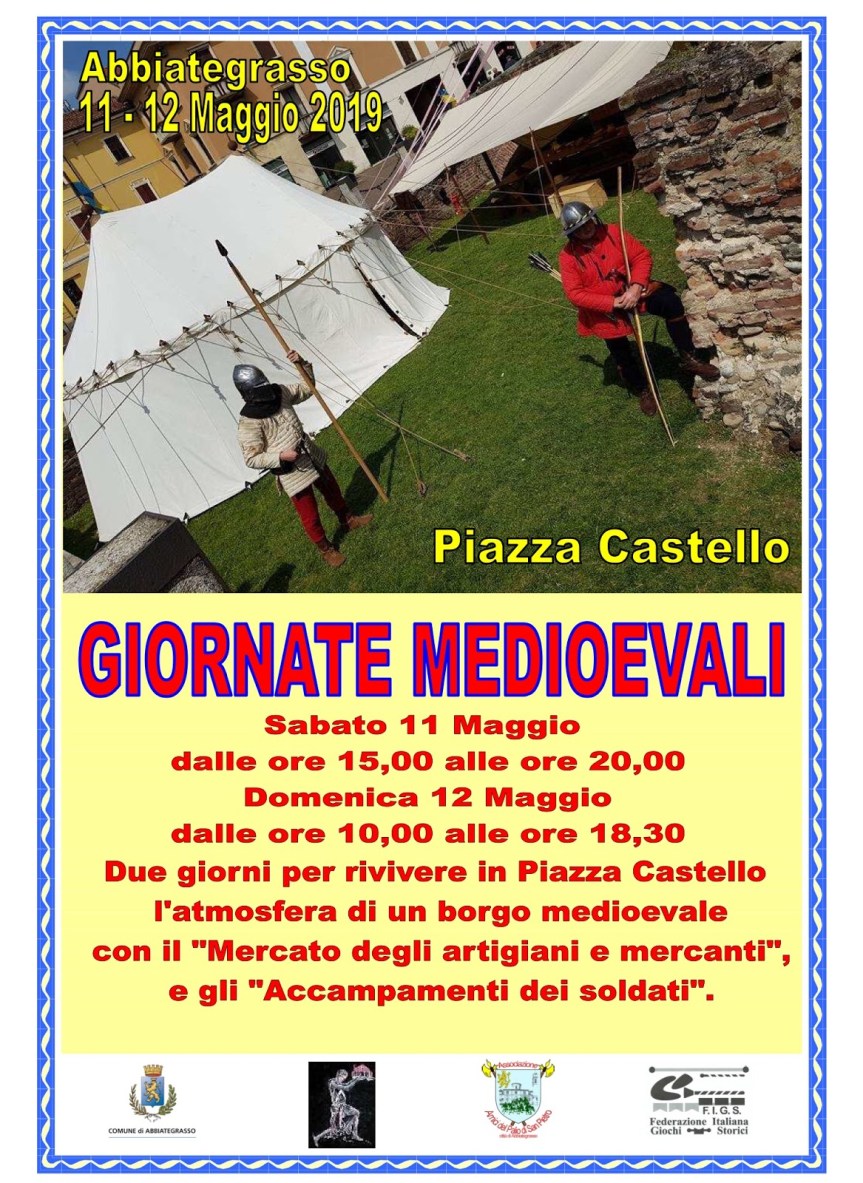 Palio di Abbiategrasso:11-12/05 Nel weekend le Giornate&nbsp;Medioevali