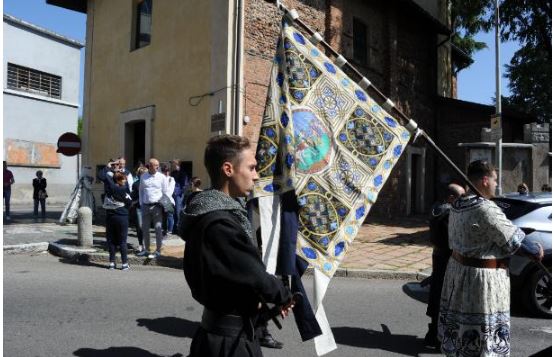 Palio di Legnano, Contrada San Martino: Resoconto Benedizione Nuovo Gonfalone di ieri&nbsp;01/05