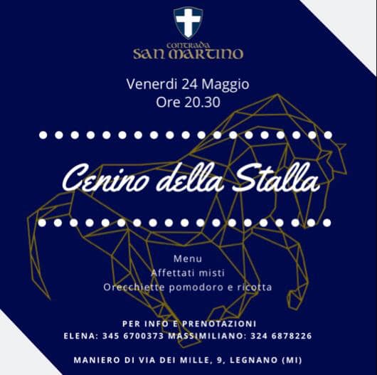 Palio di Legnano, Contrada San Martino: 24/05 CENINO&nbsp;STALLA