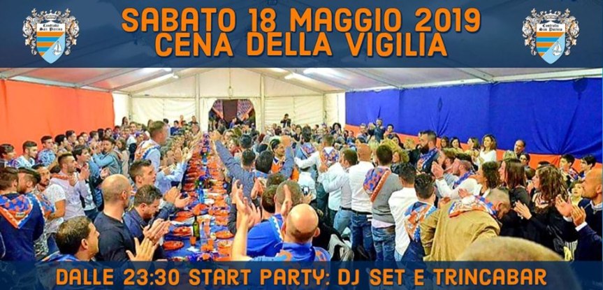 Palio di Fucecchio, Contrada San Pierino:  Domani 18/05 Cena della&nbsp;Vigilia