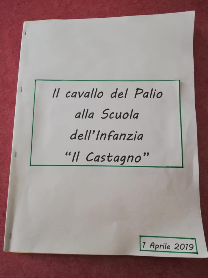 Associazione Cavalli Palio: Il regalo fatto all’Associazione dai bambini dell’asilo “Il&nbsp;Castagno”