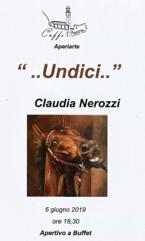 Siena: Oggi 06/06 ore 18.30 Inaugurazione Mostra “Undici” di Claudia Nerozzi al Caffè&nbsp;19zero3