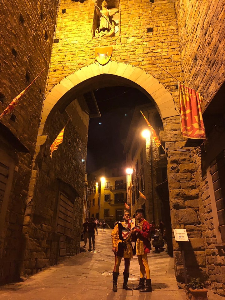 Palio di Castiglin Fiorentino, Rione Porta Romana: I Ringraziamenti a Ciro e Lorenzo per il premio&nbsp;conquistato