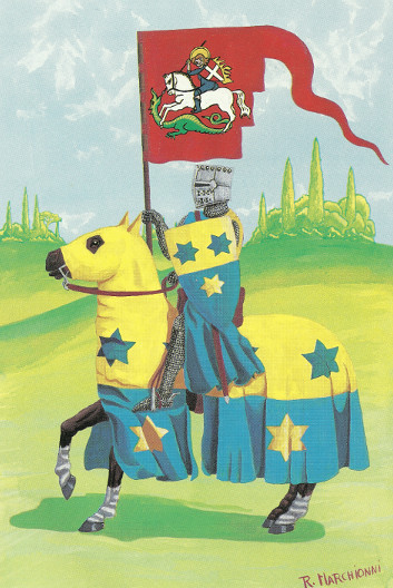 Palio di Siena, Ricordi di Palio: 17 GIUGNO 1269, MUORE PROVENZANO SALVANI, EROE DI SIENA&nbsp;GHIBELLINA