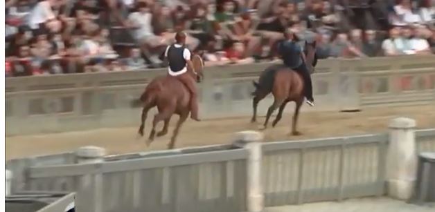 palio di Siena: Prove regolamentate 28 giugno, i giovani cavalli in mostra sul&nbsp;tufo