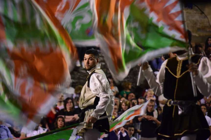 Palio di Castiglion Fiorentino, Terziere Porta Fiorentina: Il Ringraziamento del Terziere ai propri Musici e&nbsp;Sbandieratori