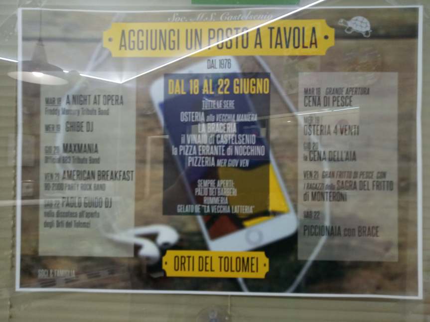 Siena, Contrada della Tartuca: 18-22/06 XLIII edizione “Aggiungi un posto a&nbsp;Tavola”