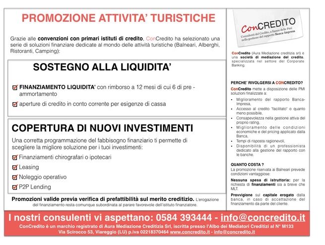 Toscana: Un’iniziativa a sostegno del turismo di qualità in&nbsp;Versilia