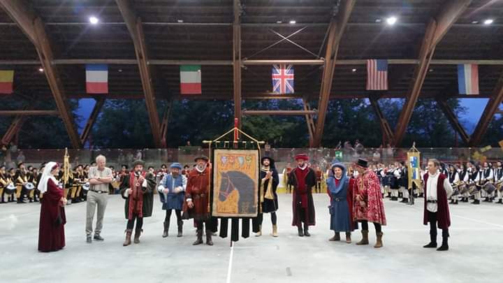 Palio di Feltre: Oggi 27/07 Presentato il Drappo del Palio di domenica&nbsp;04/08