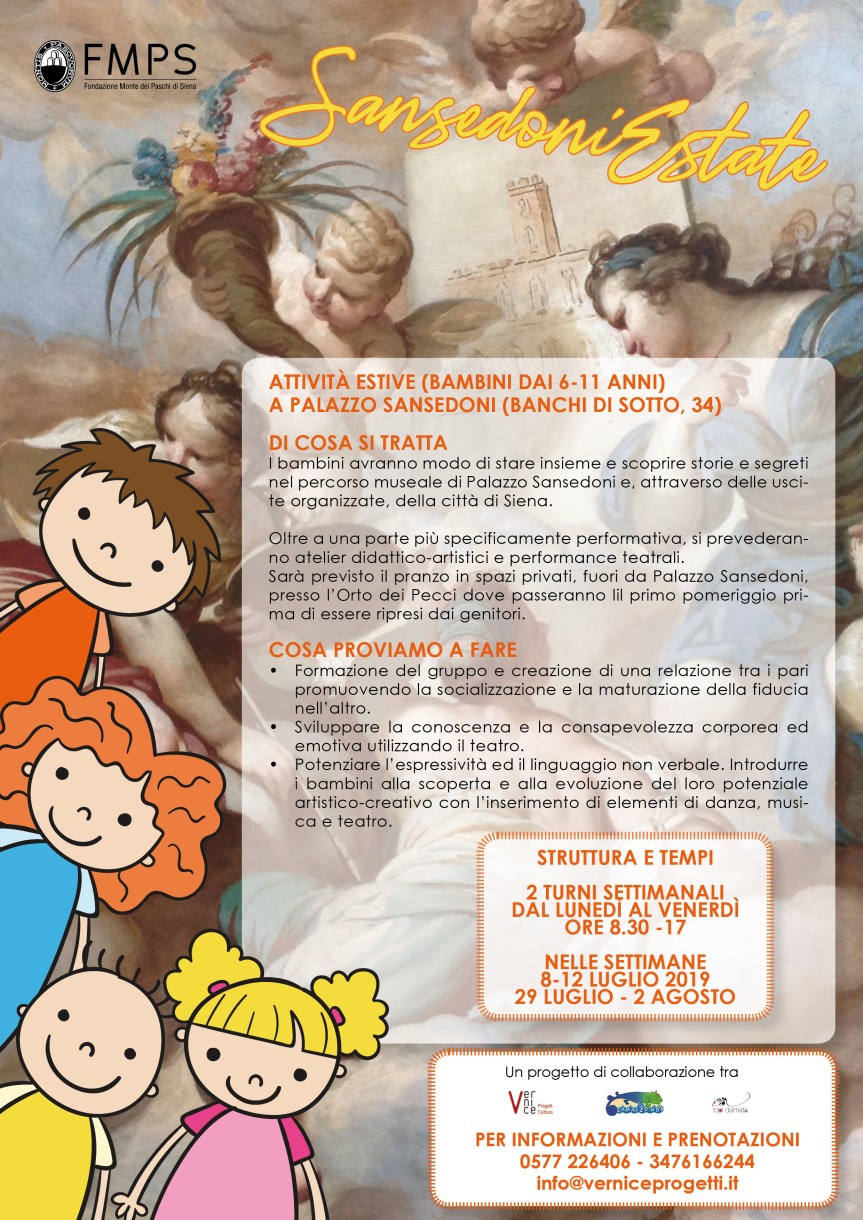 Siena: Un’estate a Palazzo Sansedoni, un nuovo modo di stare insieme per crescere e&nbsp;imparare