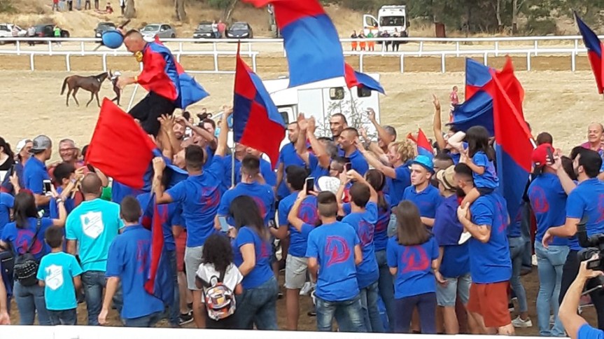 Palii, Bono: Oggi 24/08 Giuseppe Piccinnu su Lupin Vince Il 7° Palu de Sas Carrelas  per Carrela&nbsp;Budddulau