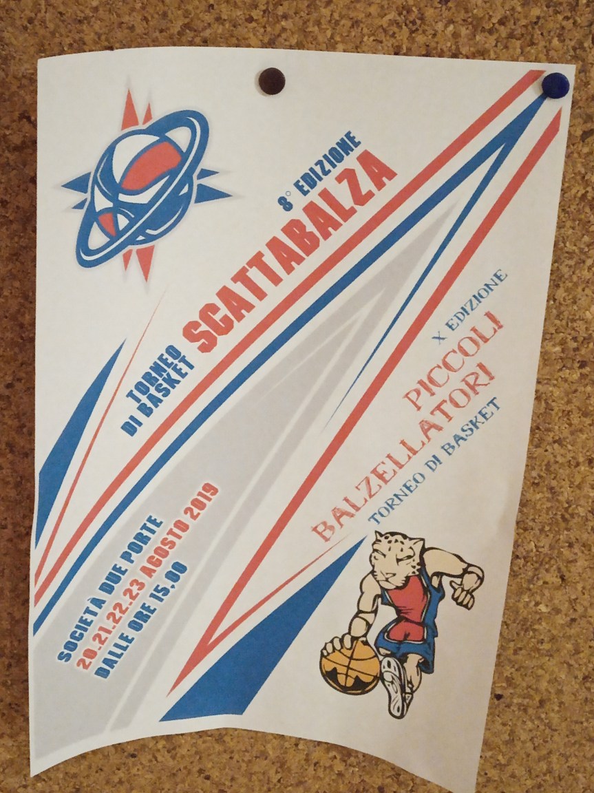 Siena, Contrada della Pantera: 20-23/08 8 Edizione Torneo di Basket “Scattabalza*