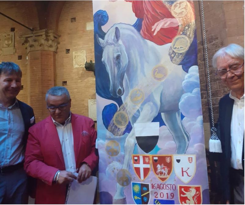 Palio di Siena: IL DRAPPELLONE DI MANARA, UNA GIOIA PER GLI OCCHI E PER LA&nbsp;MENTE