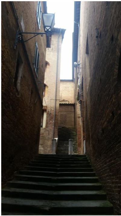 Angoli pittoreschi di Siena: Vicolo del&nbsp;Trapasso