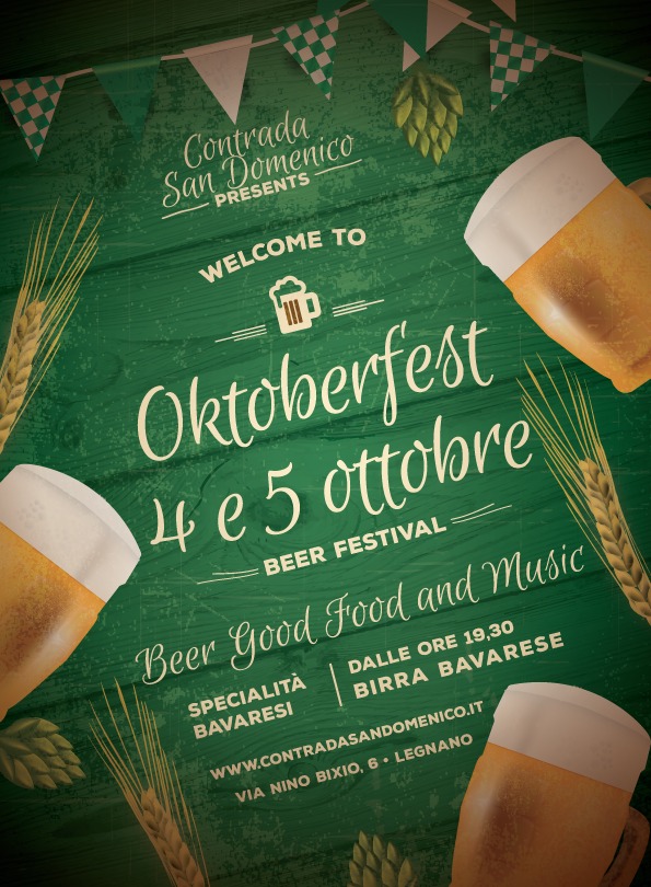 Palio di Legnano, Contrada San Domenico: 04-05/10 “Oktober Fest&nbsp;2019”