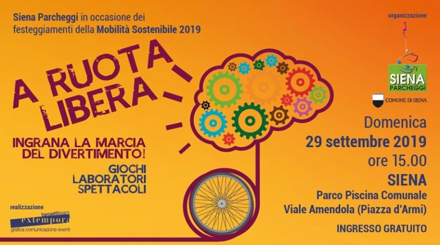 Siena: A Ruota Libera domenica 29 settembre nel parco della piscina di Piazza&nbsp;Amendola