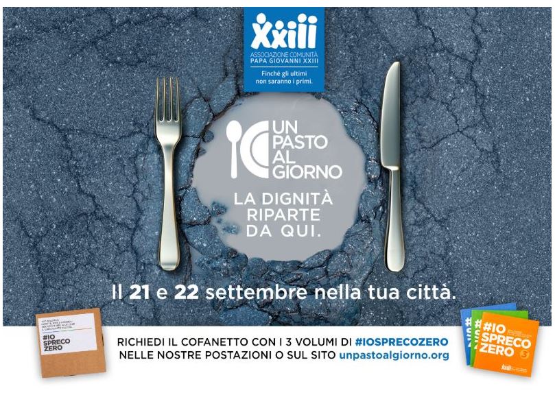 Siena: Arriva l’iniziativa solidale “Un pasto al giorno” tra cibo, solidarietà e “sharing&nbsp;humanity”