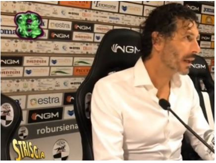 Siena, Robur Siena: Mister Dal Canto inserito nella classifica “I Nuovi Mostri” di Striscia La&nbsp;Notizia