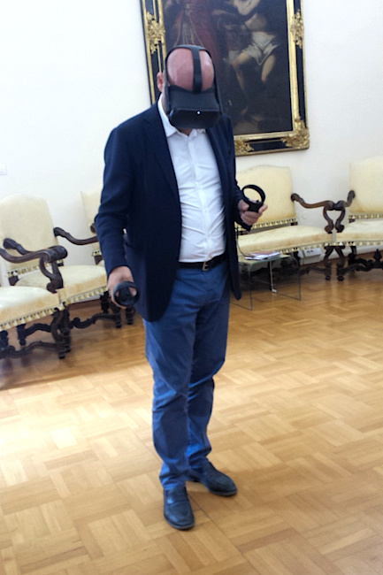 Siena: La realtà virtuale al servizio della sicurezza sul lavoro in edilizia, presentata a Siena la prima app realmente&nbsp;immersiva