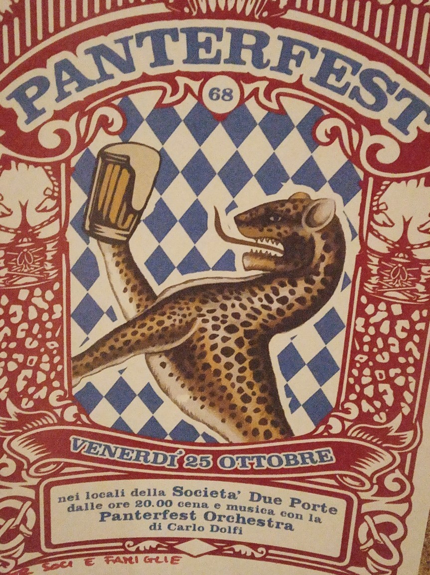 Siena, Contrada della Pantera: 25/10 “Panterfest”