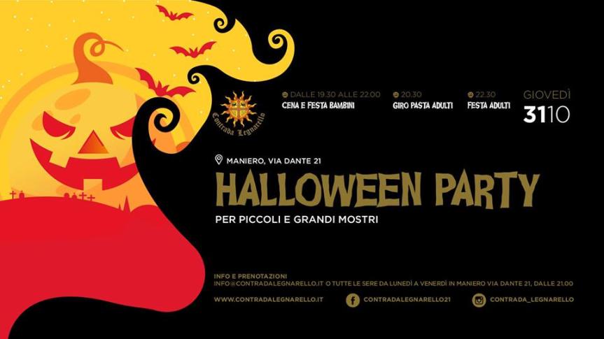 Palio di Legnano, Contrada legnarello: 31/10 Halloween Party in&nbsp;Maniero