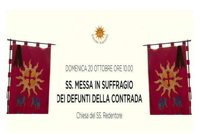 Palio di Legnano, Contrada Legnarello: 20/10 Messa in suffragio dei defunti di&nbsp;contrada