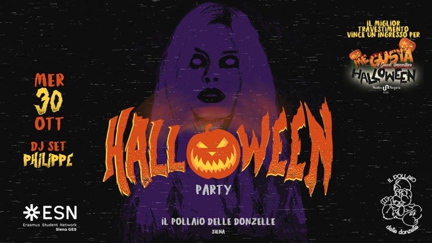Sponsor, Pollaio delle Donzelle: Oggi 30/10 Halloween Erasmus Party | with GES&nbsp;Siena