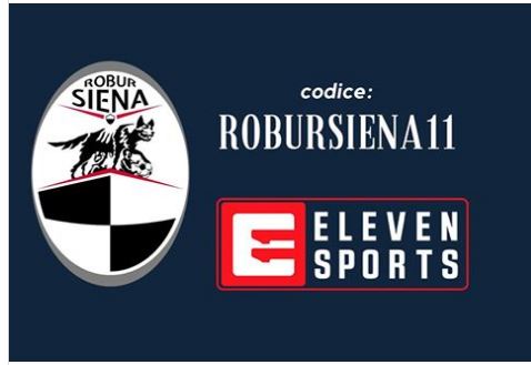 Siena, Robur Siena: Promo Eleven Sports per le partite della Robur