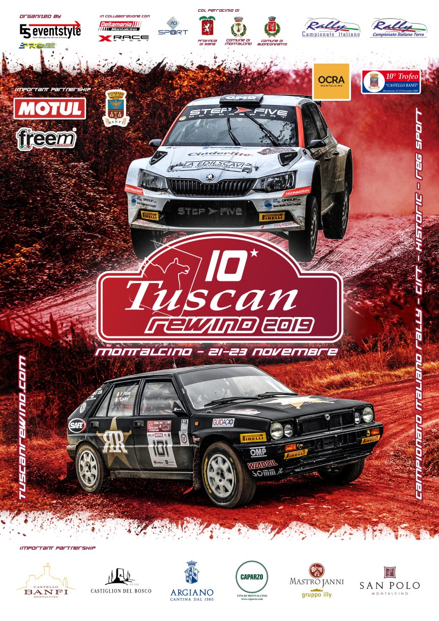 Provincia di Siena, Rally, Tuscan Rewind: I nuovi campioni italiani sono Crugnola e&nbsp;Ometto