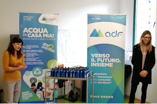 Provincia di Siena, Monteriggioni, Adf: Consegnate le prime borracce&nbsp;#AcquadiCasaMia