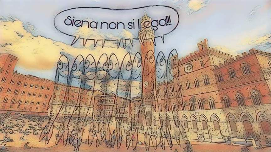 Siena, “Sardine” a Siena, niente corteo: Dalle 18.30 scatta il flash mob in piazza del&nbsp;Duomo