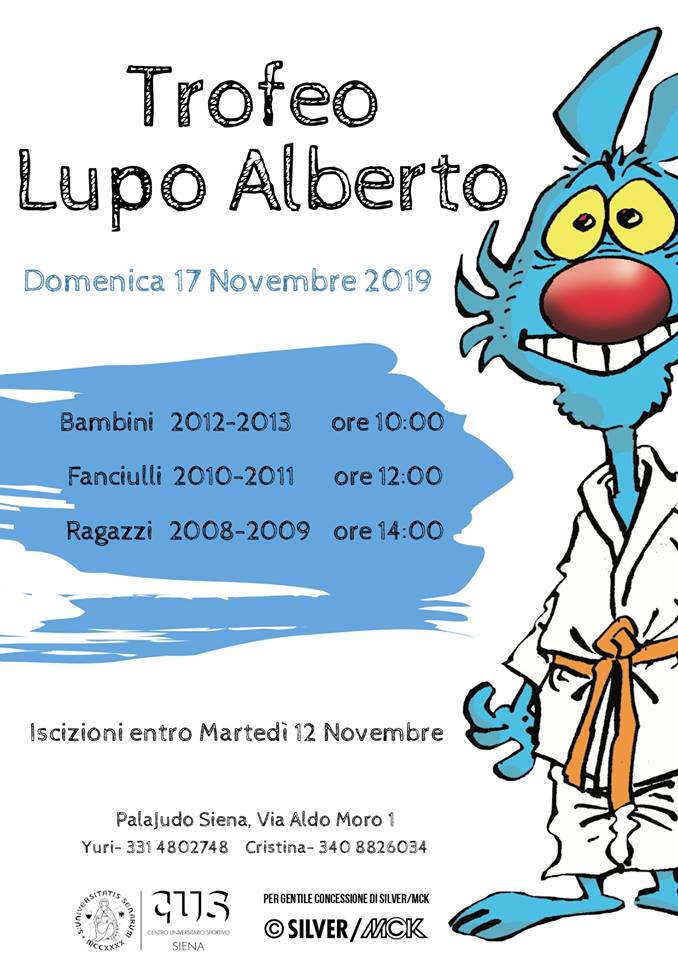 Siena, Cus Siena Judo: 17/11 Trofeo Lupo&nbsp;Alberto