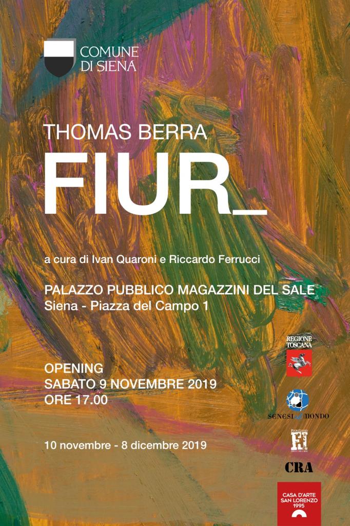 Siena: Nei Magazzini del Sale la mostra “Fiur” di Thomas&nbsp;Berra