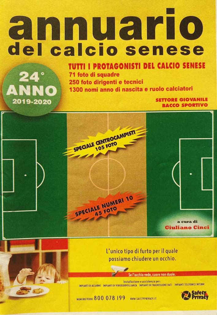 Siena: E’ uscito l’Annuario del Calcio&nbsp;Senese