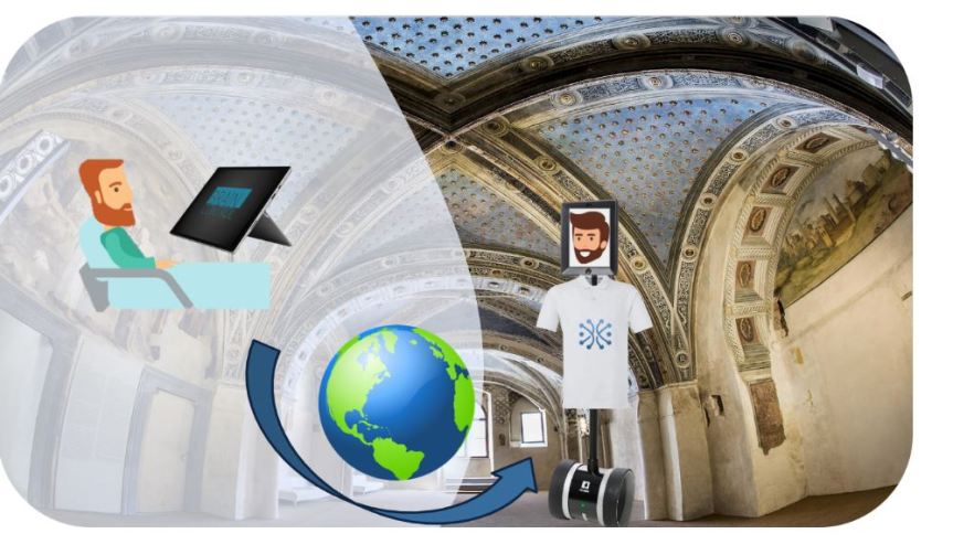 Siena: Presentazione delle visite da remoto tramite avatar teleguidato al Complesso Museale Santa Maria della&nbsp;Scala